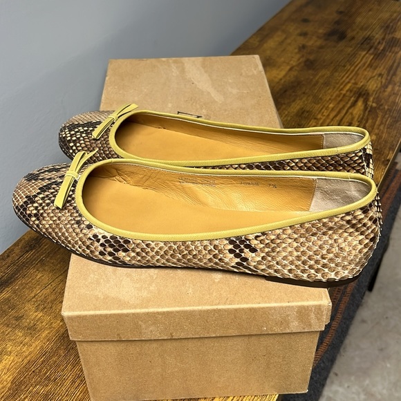 J. Crew python print ballet flats, size 7 1/2 - Picture 6 of 16